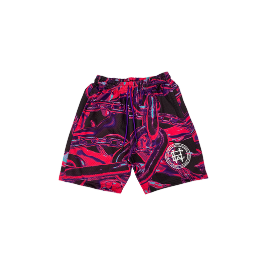 EWTL X BANDITS NY Chain reaction shorts PINK